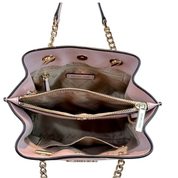 MICHAEL KORS TEAGAN SMALL MESSENGER CROSSBODY BAG EUC - Picture 4 of 12